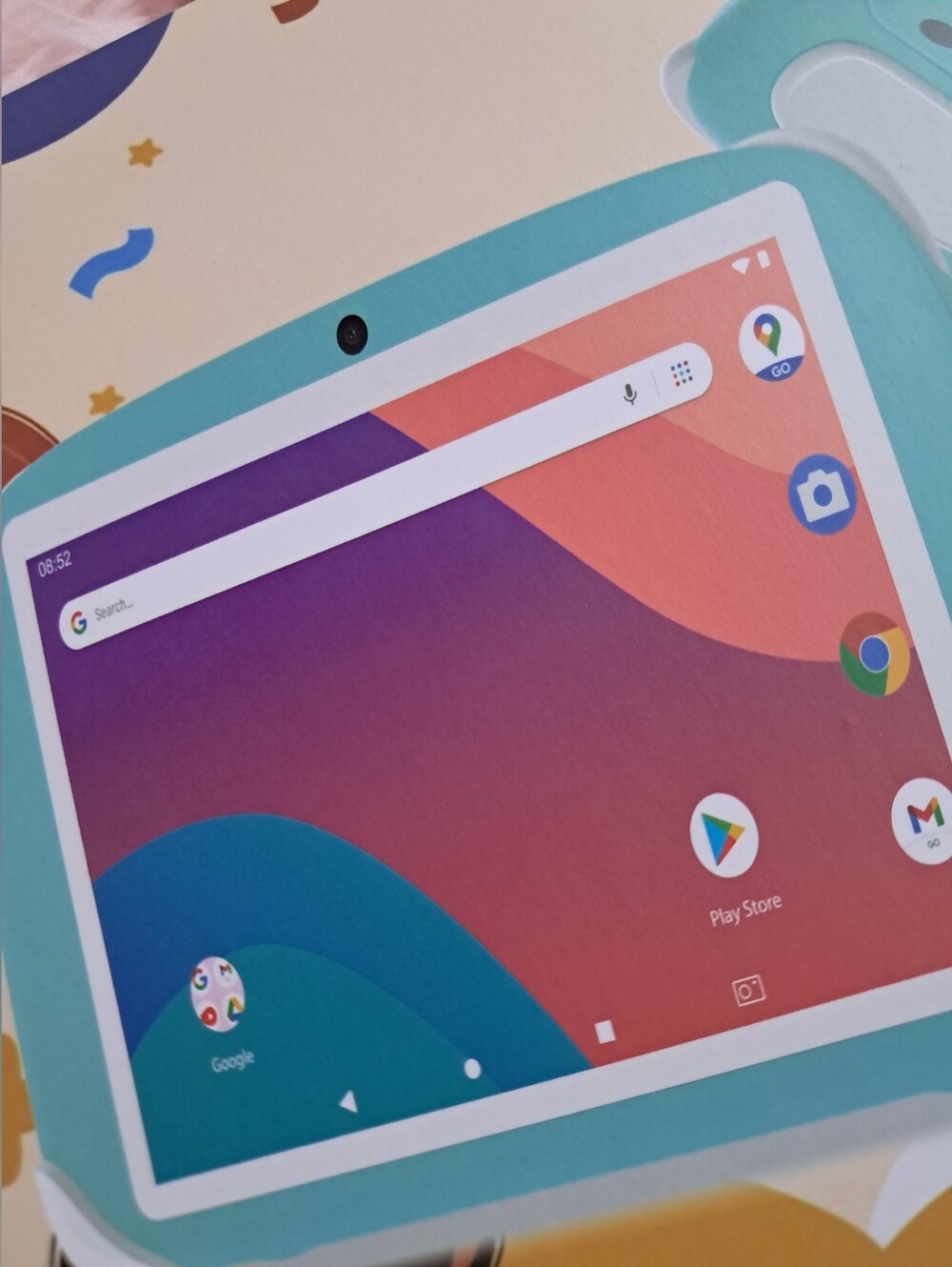Blue Tablet with Camera - Portable Family Tablet Android 12 Go Edition Brand New - Picture 4 of 8